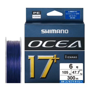 Плетеный шнур Shimano Ocea 17+ PE #6 300m NAVY